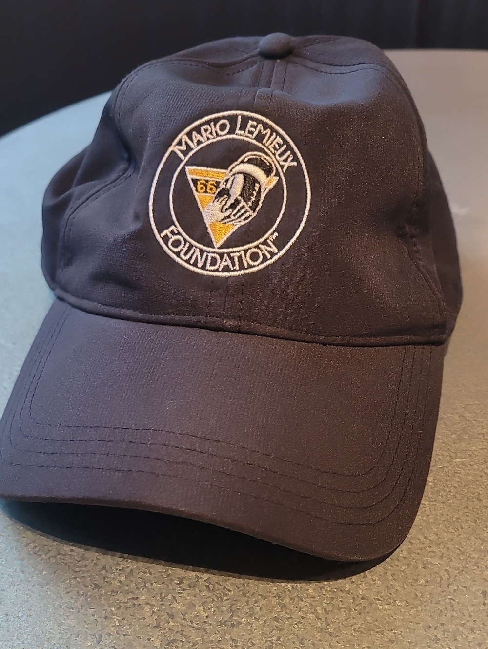 Mario LEMIEUX Foundstion Black Baseball Cap Adjustable